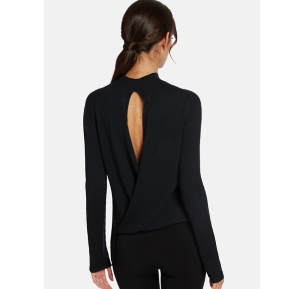 NWT Wolford Aurora fine wool pullover black sweater size XS M L - Picture 3 of 6